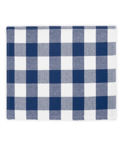 Elrene Farmhouse Living Buffalo Check Placemats - Set Of 4 In Blue,white