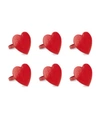 DESIGN IMPORTS 6-PC. HEART NAPKIN RING SET