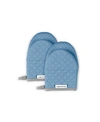 Kitchenaid Asteroid Mini 2-pc. Oven Mitt Set In Blue Velvet