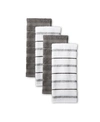 Kitchenaid Albany 4-pc. Kitchen Towel Set In Charcoal Grey