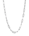 GIANI BERNINI PAPERCLIP LINK 18" CHAIN NECKLACE IN 18K GOLD-PLATED STERLING SILVER OR STERLING SILVER, CREATED FOR