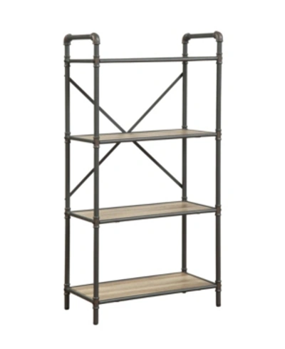 Acme Furniture Itzel Bookshelf With 4-shelves In Gray