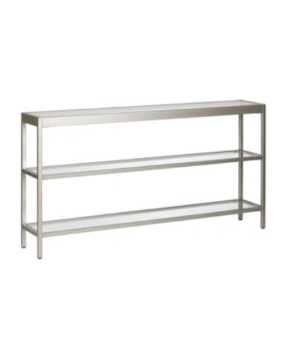 Hudson & Canal Alexis Console Table In Silver-tone