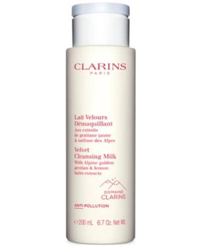 Clarins Velvet Facial Milk Cleanser 6.7 Oz. In White
