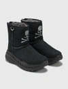 Mastermind Japan Ugg X Mastermind Black Suede Logo Boots In Black