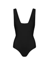 Valimare Elba Square-neck One-piece Swimsuit In Black
