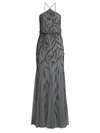 AIDAN MATTOX HALTERNECK BEADED GOWN,400013573134