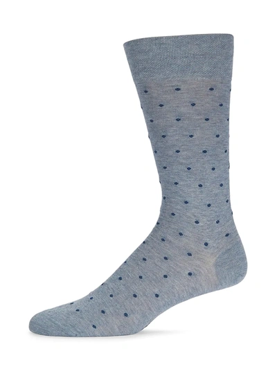 Marcoliani Tropez Dot Knitted Socks In Light