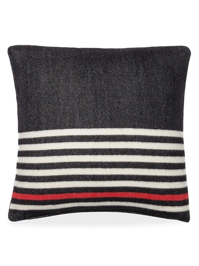 Viso Project Stripe Patchwork Merino Wool Pillow