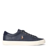 Polo Ralph Lauren Longwood Leather Sneaker In Newport Navy