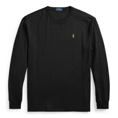 Polo Ralph Lauren Classic Fit Soft Cotton Crewneck T-shirt In Polo Black