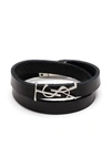 SAINT LAURENT OPYUM DOUBLE-WRAP BRACELET