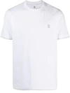 Brunello Cucinelli Cotton Piqué Polo In White