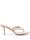 GIANVITO ROSSI TROPEA 70MM HEELED THONG SANDALS