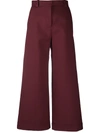 SEE BY CHLOÉ HIGH-WAISTED WIDE-LEG TROUSERS
