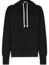 JW ANDERSON LOGO-EMBROIDERED COTTON HOODIE