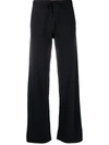 Chinti & Parker Chinti And Parker Cashmere Wide-leg Sweatpants In Blue