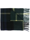 MULBERRY PLAID CHECK SCARF