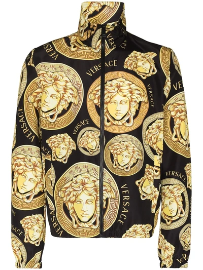 Versace Jacke Mit Medusa-print In Multi