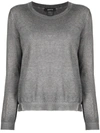 AVANT TOI LONG-SLEEVED RIBBED KNIT CASHMERE TOP