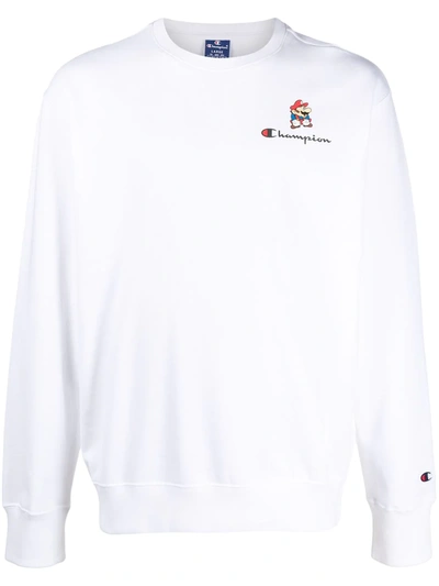 Champion X Super Mario Anniversary Sweatshirt In White