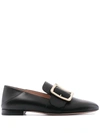 BALLY JANELLE SQUARE BUCKLE LOAFERS