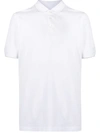 Brunello Cucinelli Short-sleeved Cotton Polo Shirt In White