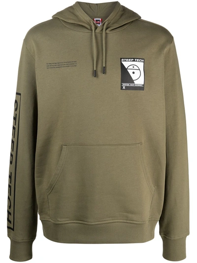 The North Face Steep Tech Hooded Sweatshirt In Green
