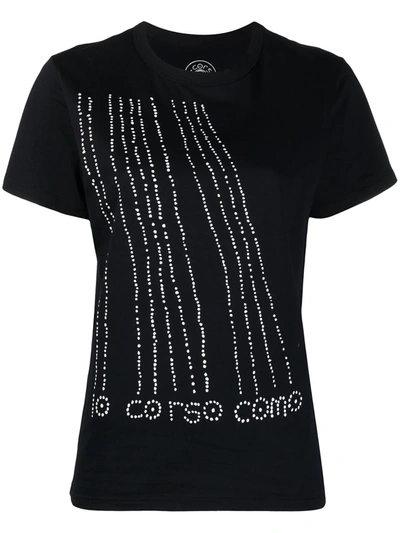 10 Corso Como Graphic-print T-shirt In Black