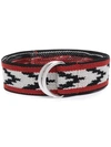 ISABEL MARANT CHEVRON WOVEN BELT