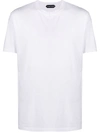 Tom Ford V-neck Short Sleeves T-shirt In White