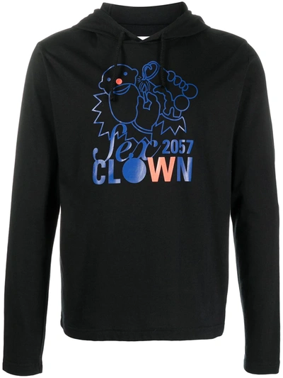 Pre-owned Walter Van Beirendonck Sex Clown 连帽衫 In Black