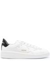 Golden Goose Mens Silver Com Pure Star Bio Logo-print Faux-leather Low-top Trainers In White