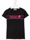 Moncler Enfant · Teen Logo-print T-shirt In Black