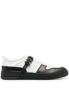 Alyx Colour Block Buckle Strap Sneakers In White