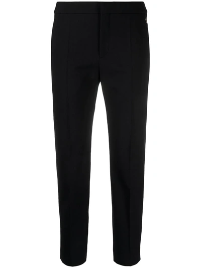 Chloé Cropped Tapered Trousers In Black