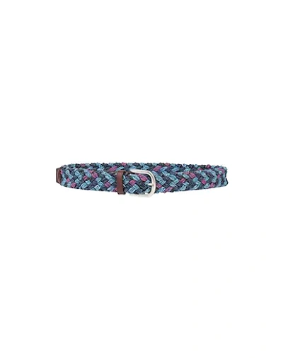 Andrea D'amico Belts In Slate Blue