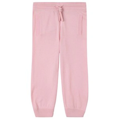 Dolce & Gabbana Kids' Pink Cashmere Pants In Grey