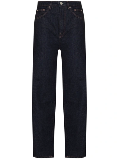 Totême High-waist Straight-leg Jeans In Blue