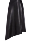 ALICE AND OLIVIA JAYLA VEGAN LEATHER SKIRT