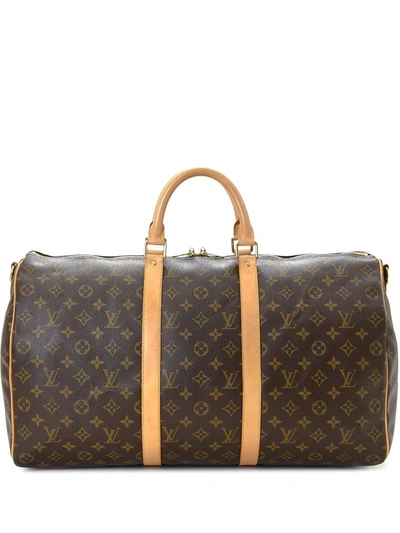 Pre-owned Louis Vuitton  Keepall 50 Travel Bag In Brown