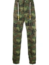 PALM ANGELS CAMOUFLAGE-PRINT CARGO TROUSERS