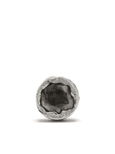 Parts Of Four Single Stud Earring In Silver