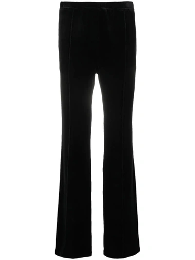 Haider Ackermann Velvet Straight-leg Trousers In Black