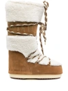 MOON BOOT LAB69 ICON SHEARLING SNOW BOOTS