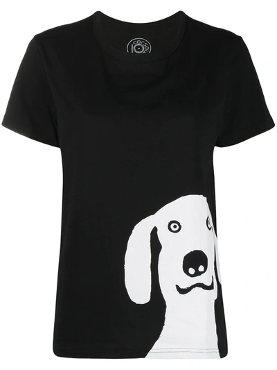 10 Corso Como Graphic-print T-shirt In Black