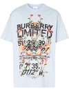 BURBERRY MONTAGE PRINT OVERSIZED T-SHIRT