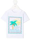 Stella Mccartney Palm Tree-print T-shirt In White