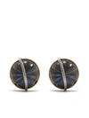 Akansha Sethi 14kt Yellow Gold Diamond Cloud Stud Earrings In Gold