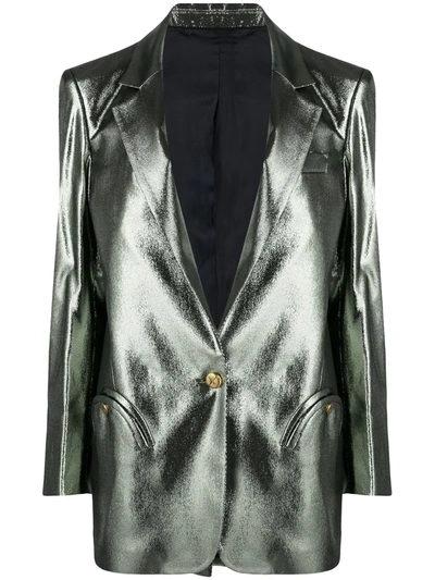 Blazé Milano Women's Jackets - Blaze Milano - In Bronze Synthetic Fibers